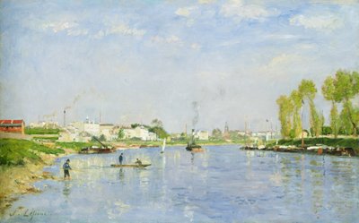 Il canale Saint-Denis da Stanislas Victor Edouard Lepine